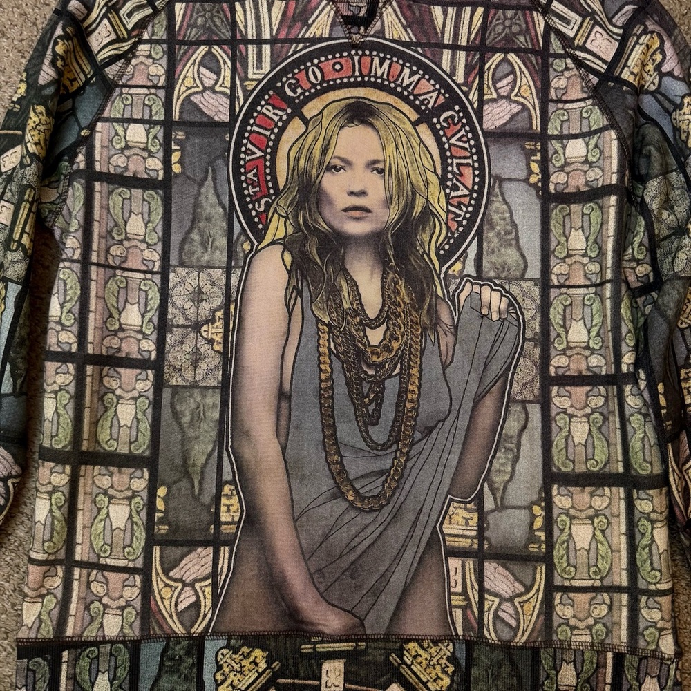 Eleven Paris Graphic Shirt with Stained Glass Design - Picture 3 of 7